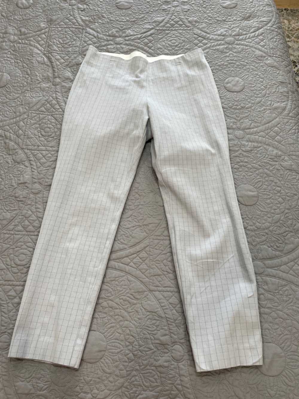a new day Gray Windowpane pants 10